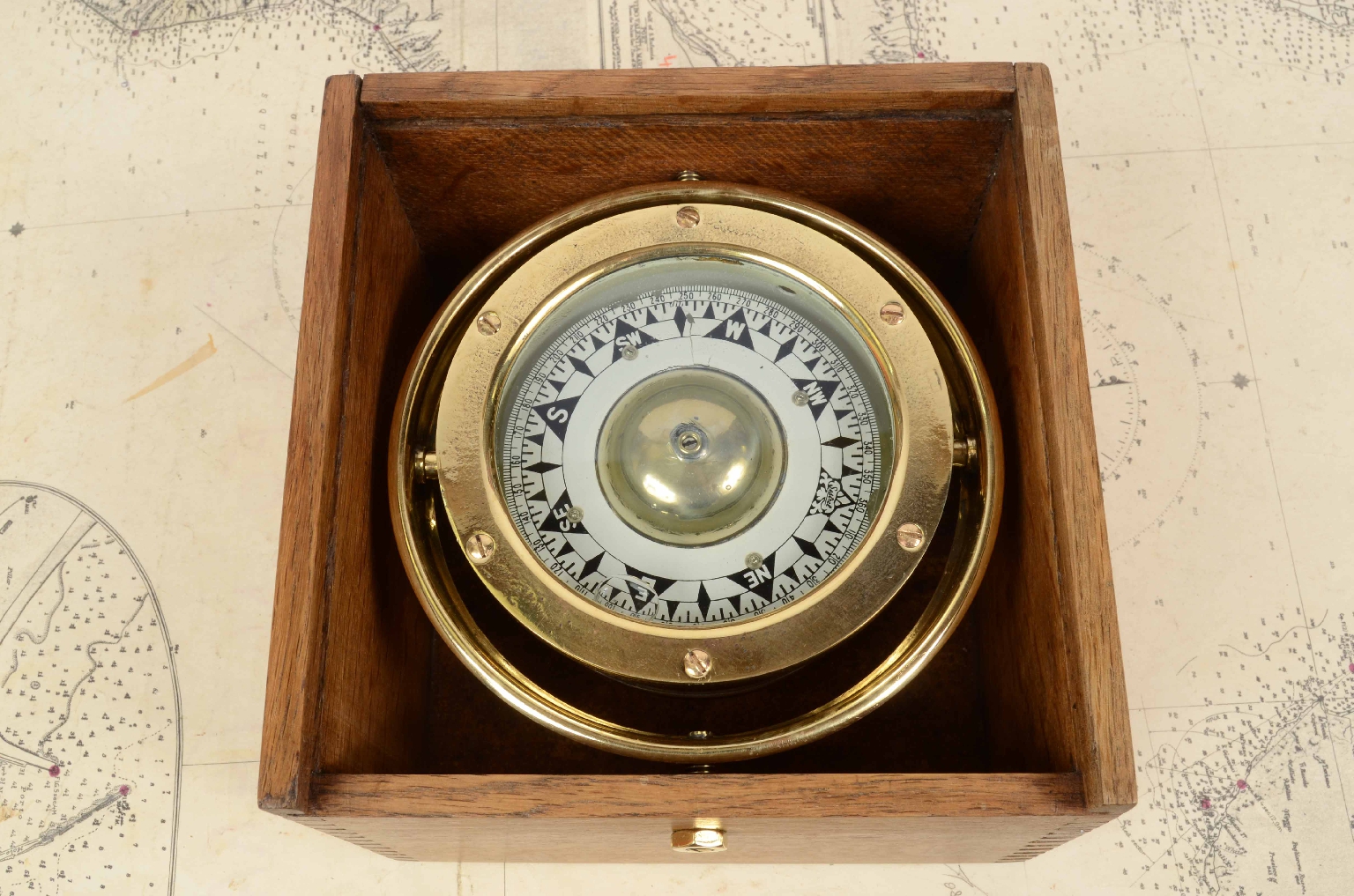 Antique compasses/7476-Nautical Compass