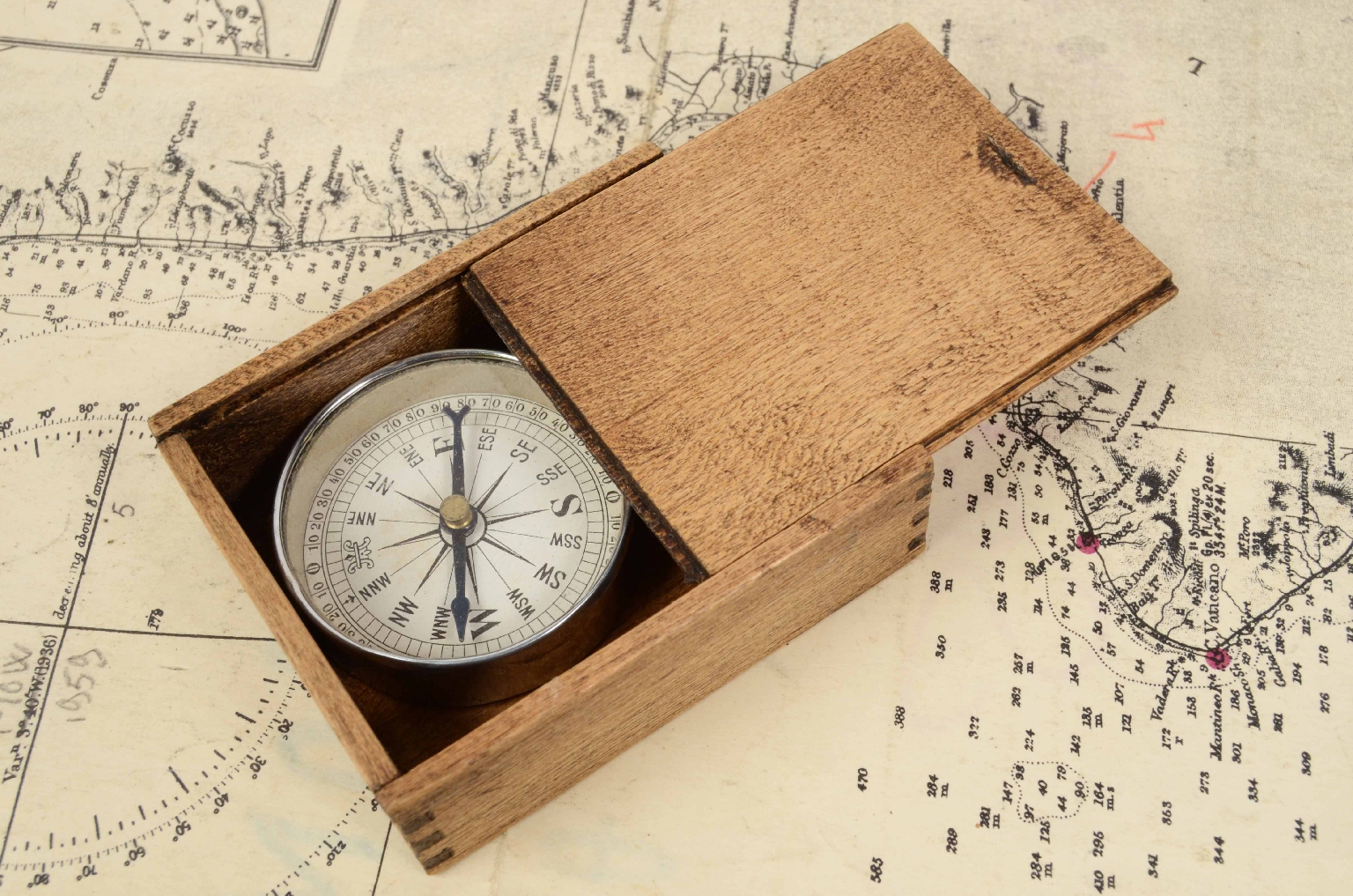 Antique compasses/7491-Pocket Compass