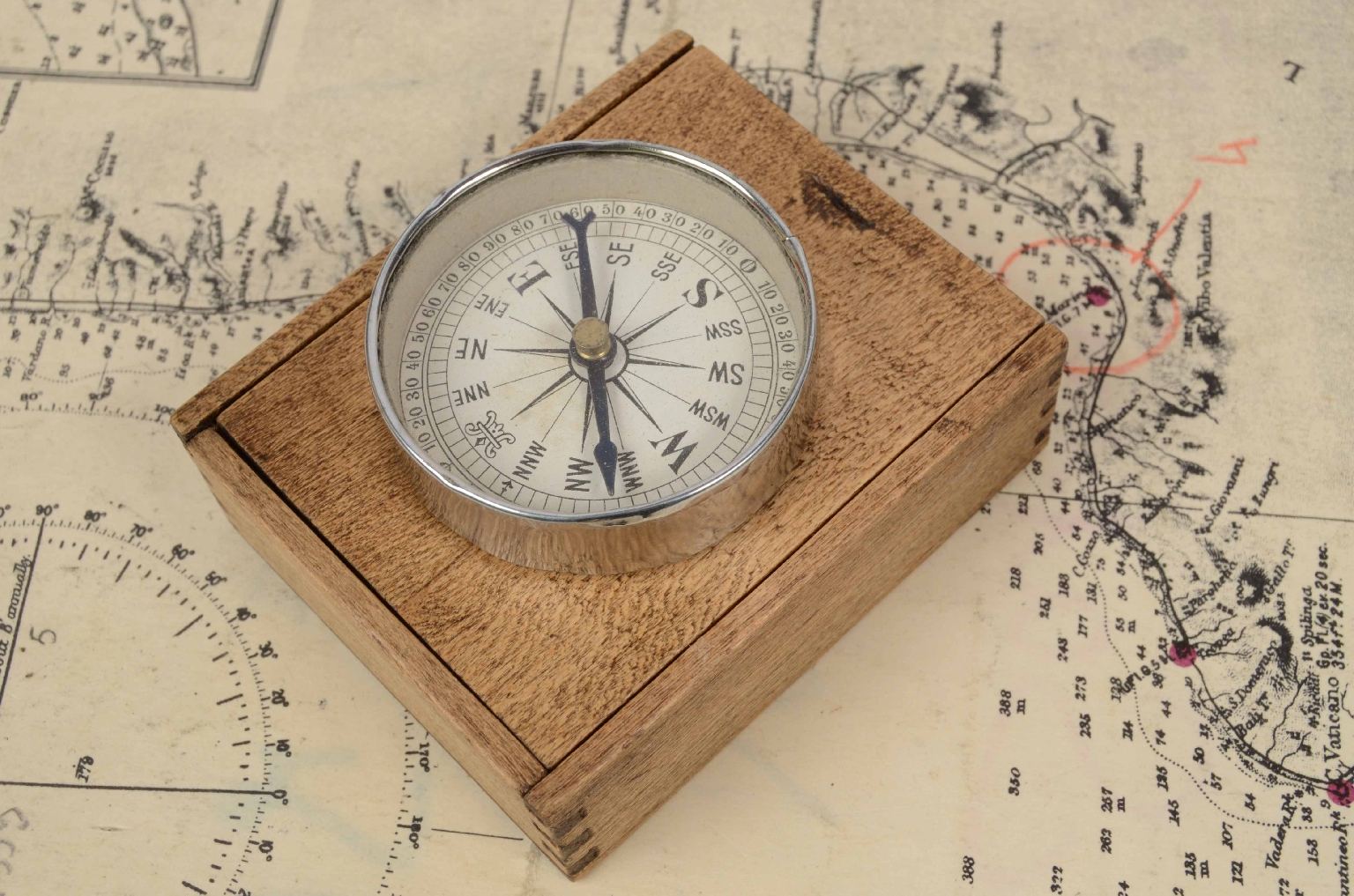 Antique compasses/7491-Pocket Compass