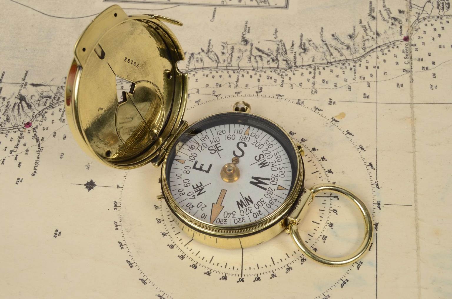 Antique compasses/7501-Pocket Compass