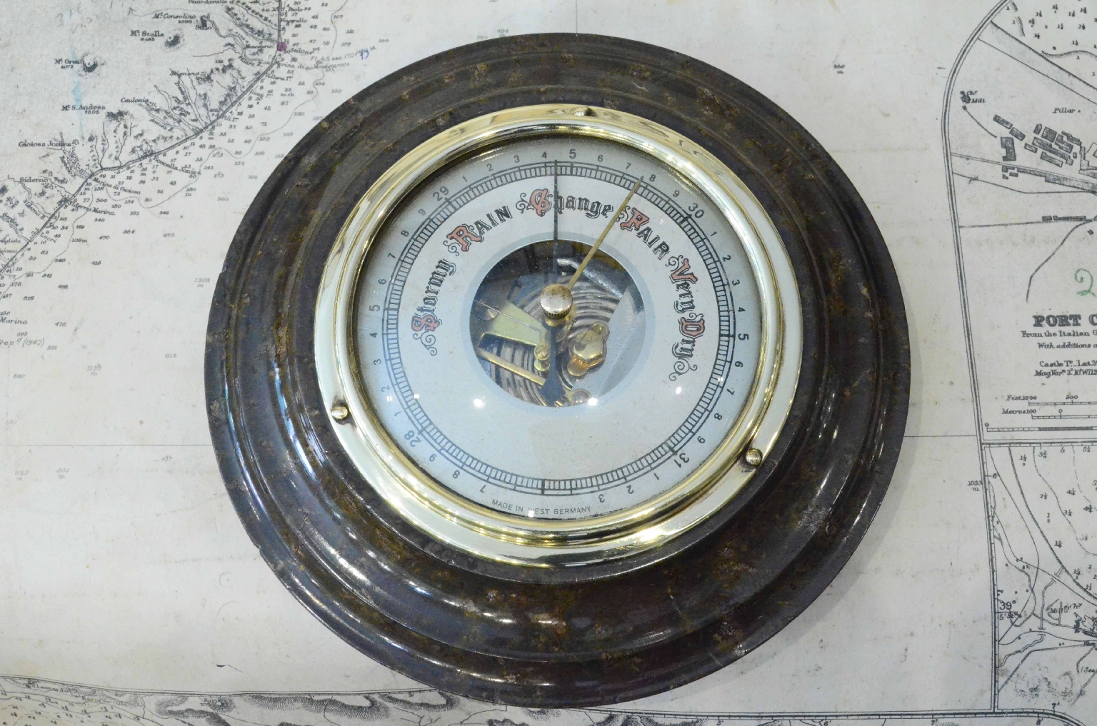 Antique barometers/7509a-Aneroid Barometer