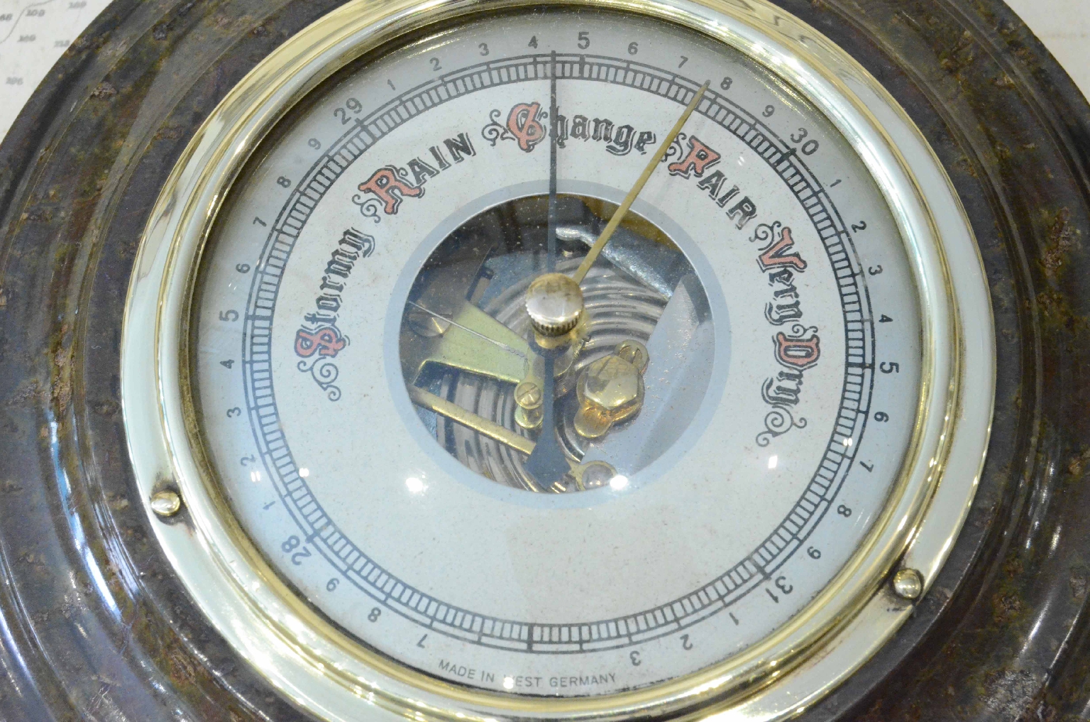 Antique barometers/7509a-Aneroid Barometer