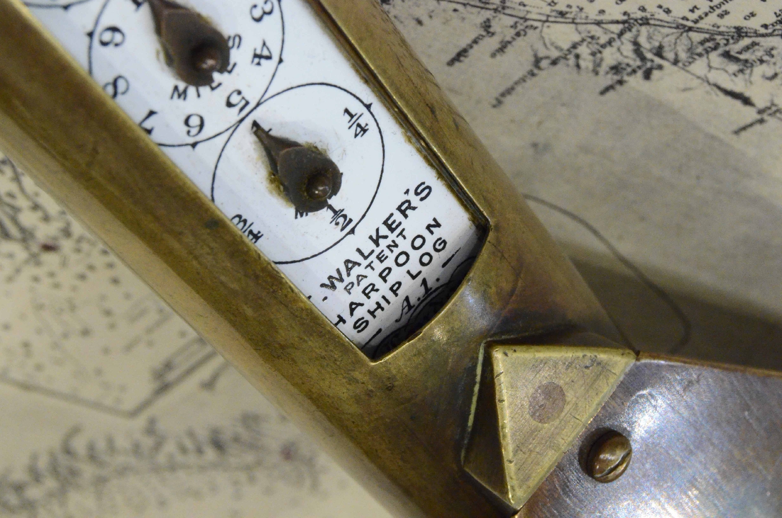 Nautical antiques/7529-Harpoon Ship Log