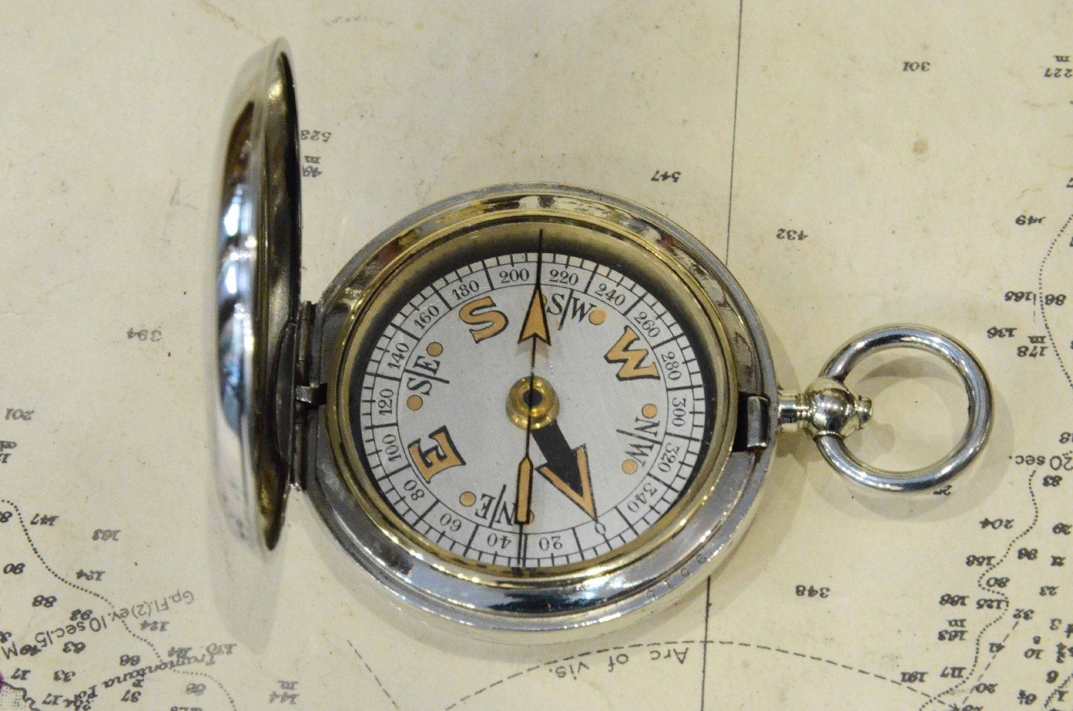 Antique compasses/7552-Pocket Compass