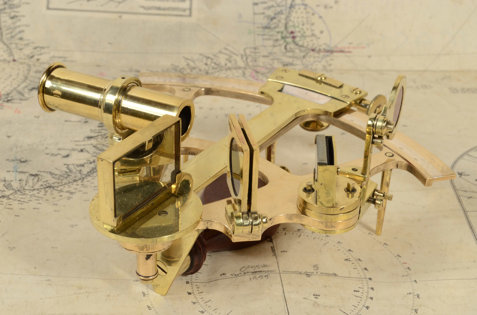 Nautical antiques/7655-Small Sextant