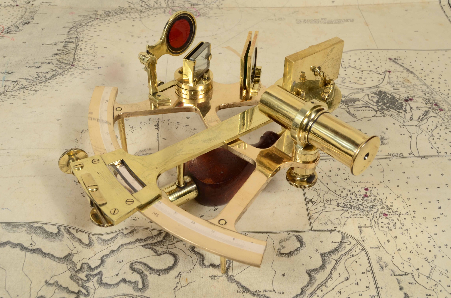 Nautical antiques/7655-Small Sextant
