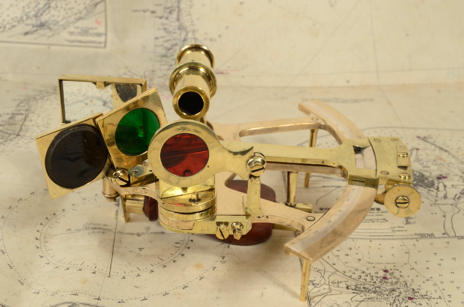 Nautical antiques/7655-Small Sextant