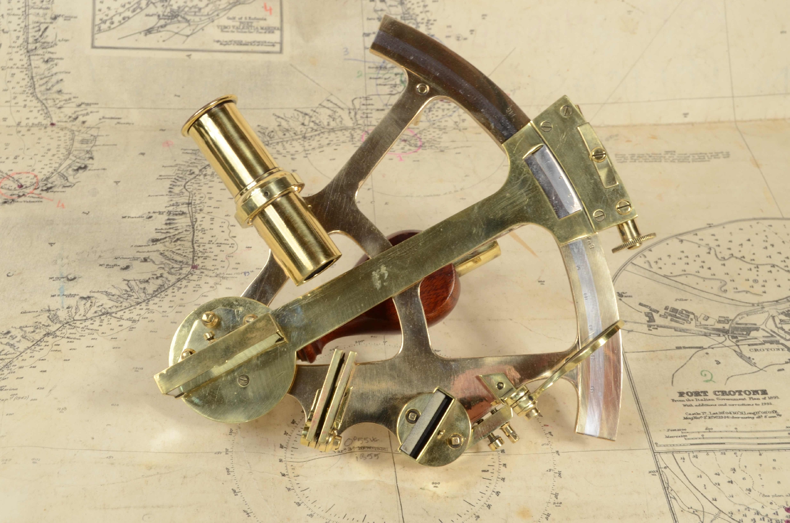 Nautical antiques/7655-Small Sextant