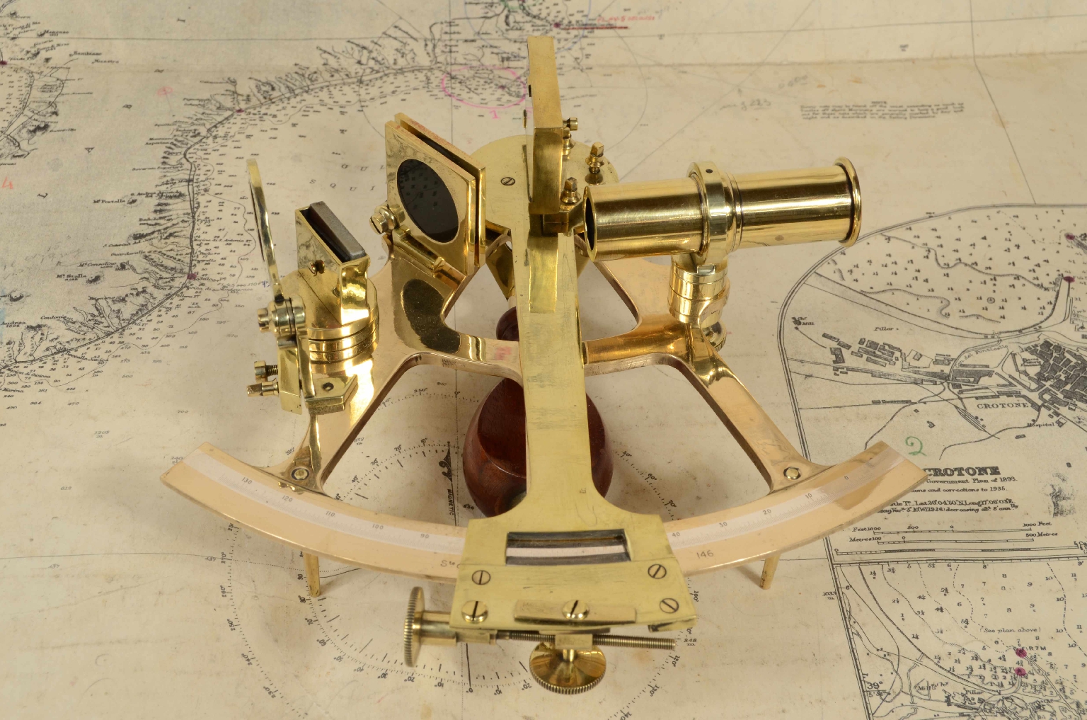Nautical antiques/7655-Small Sextant