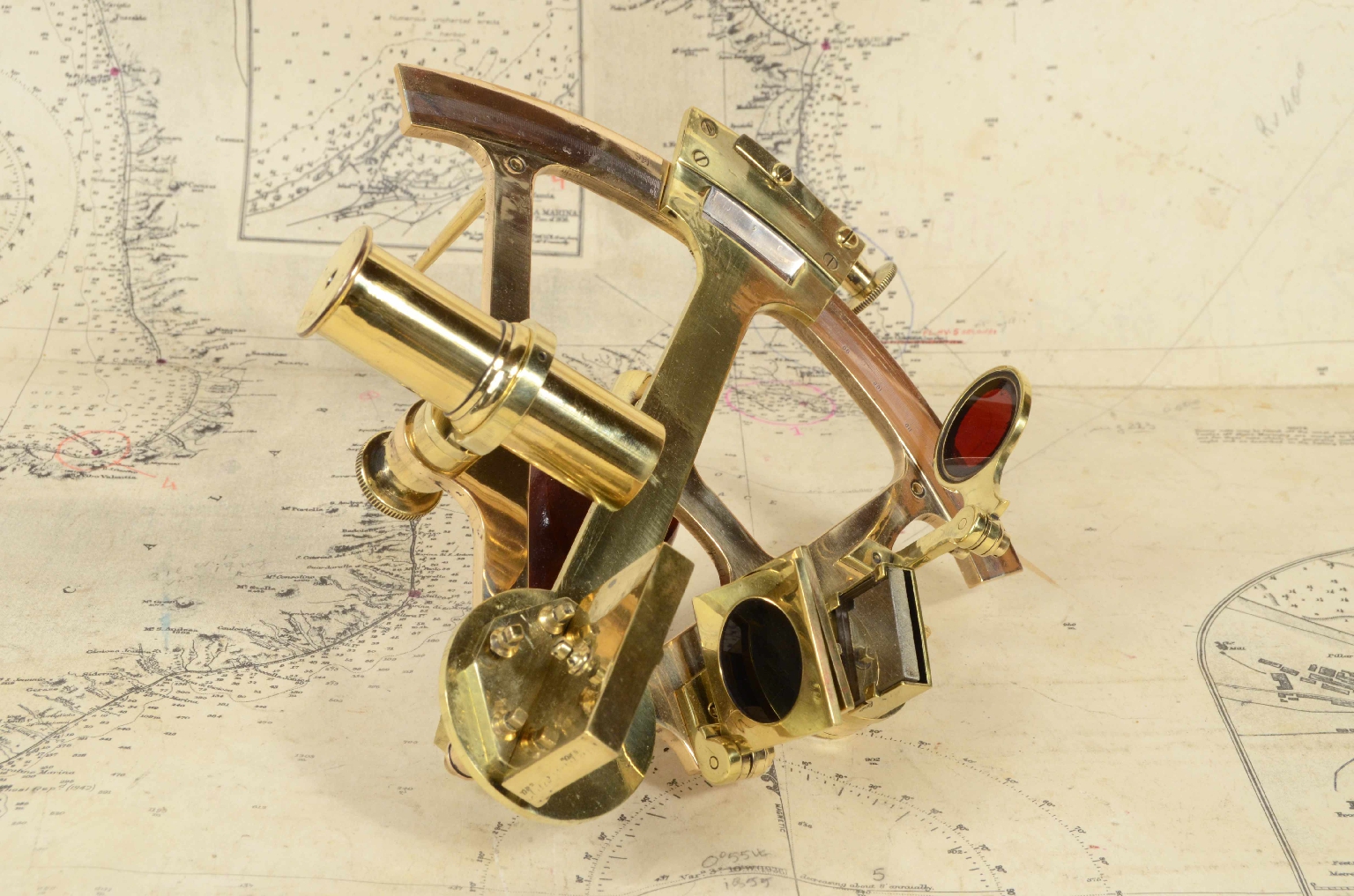 Nautical antiques/7655-Small Sextant