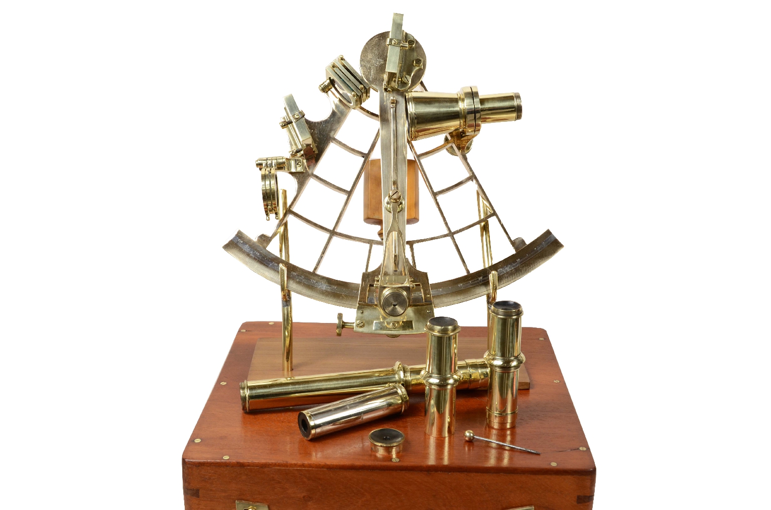 Nautical antiques/7699a-Antique Sextant