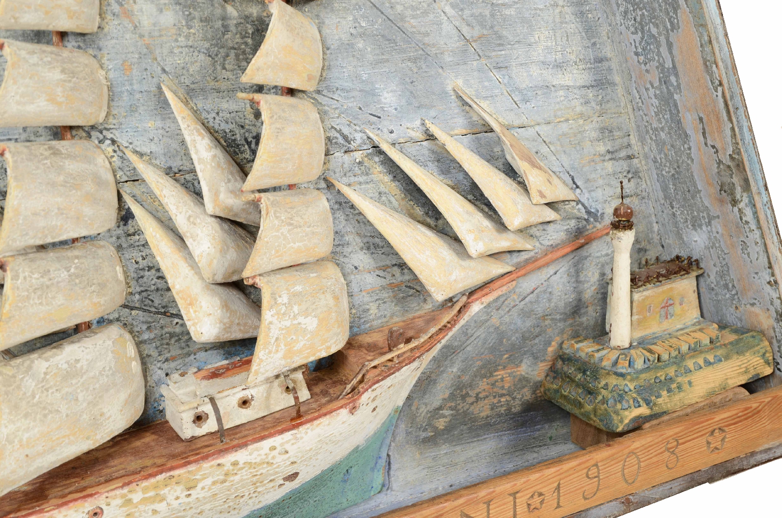 Old ship models/7707-Nautical Diorama