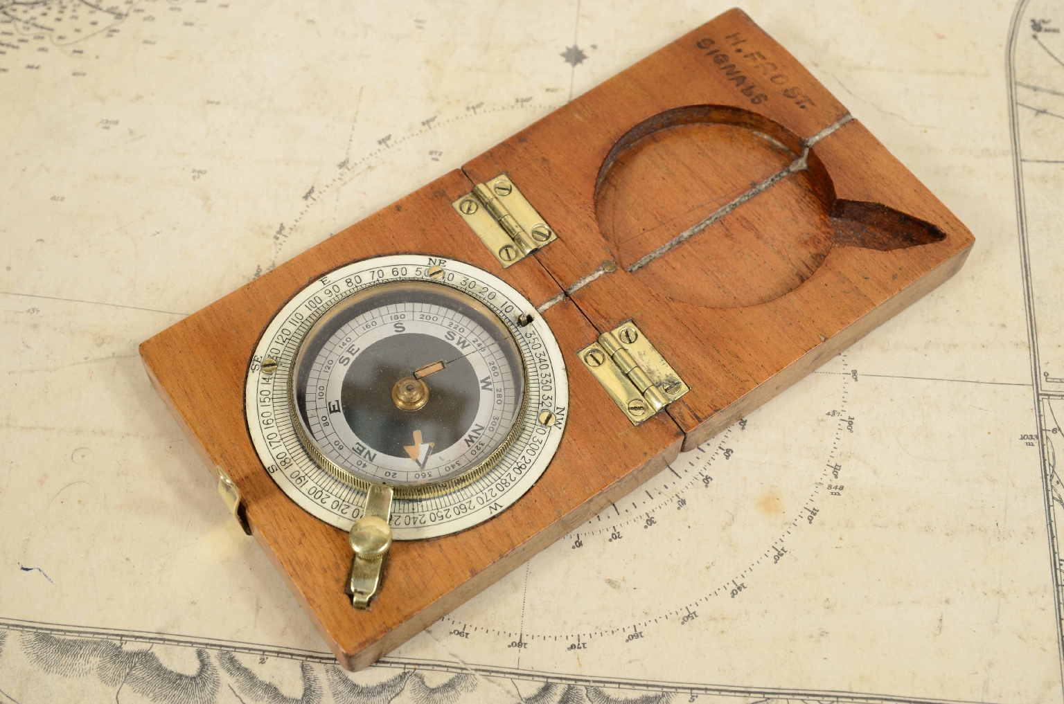 Antique compasses/7742-Aviation Compass