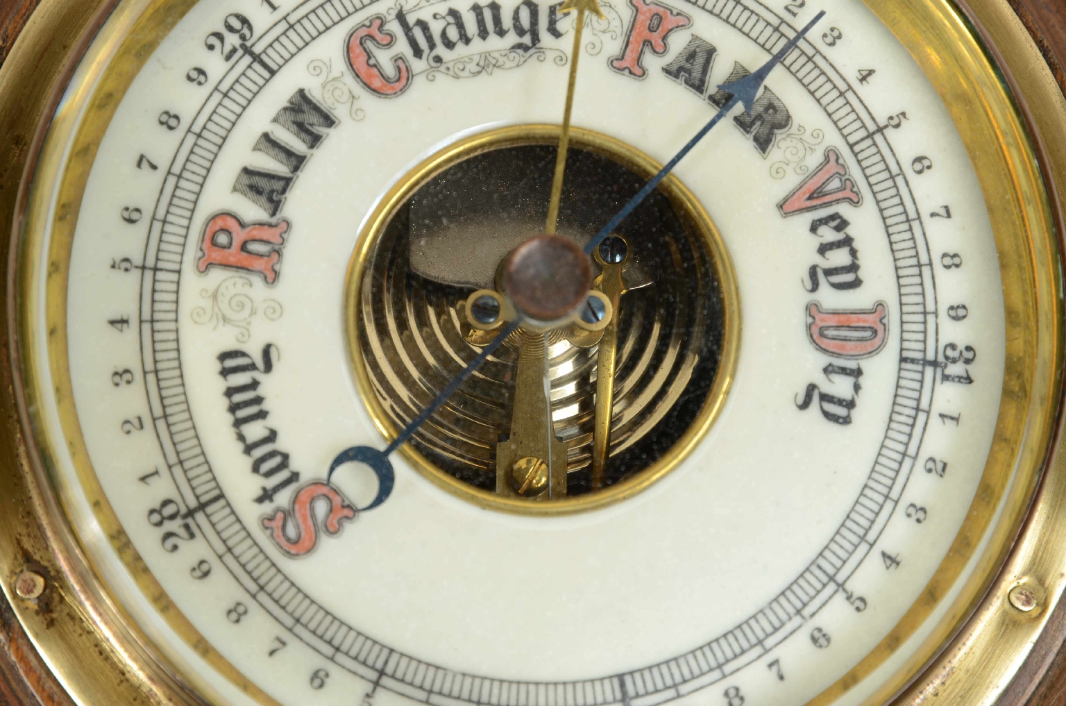 Antique barometers/7784-Aneroid Barometer