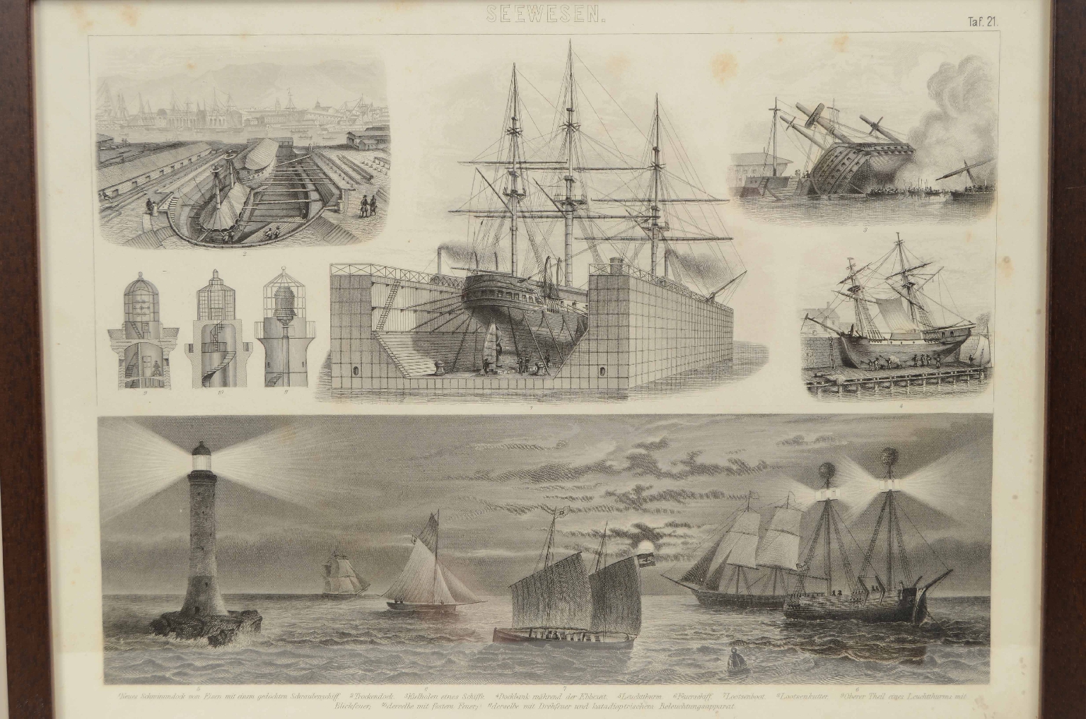 Nautical antiques/7823-Brockhaus Print