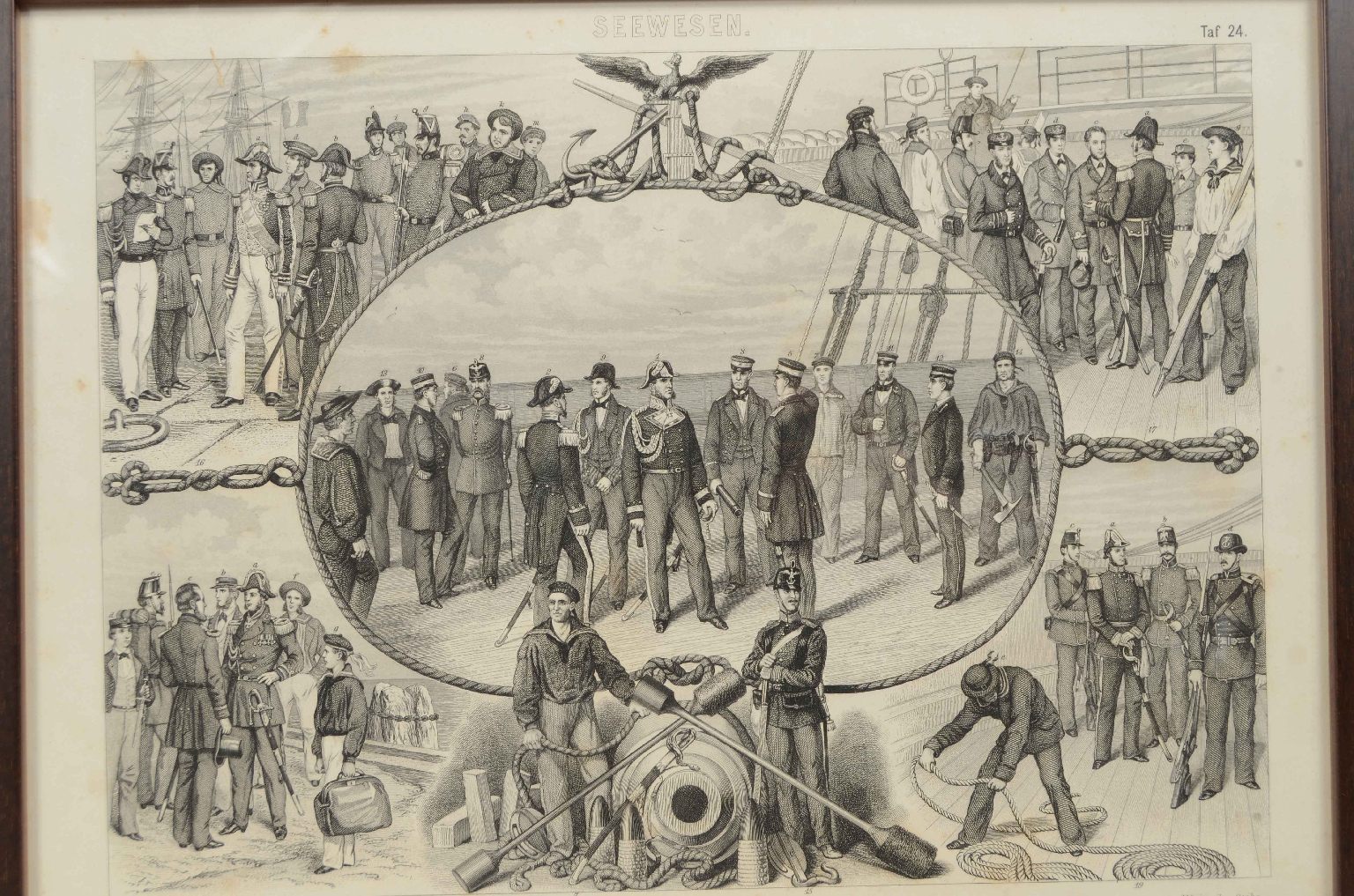 Nautical antiques/7824-Brockhaus Print