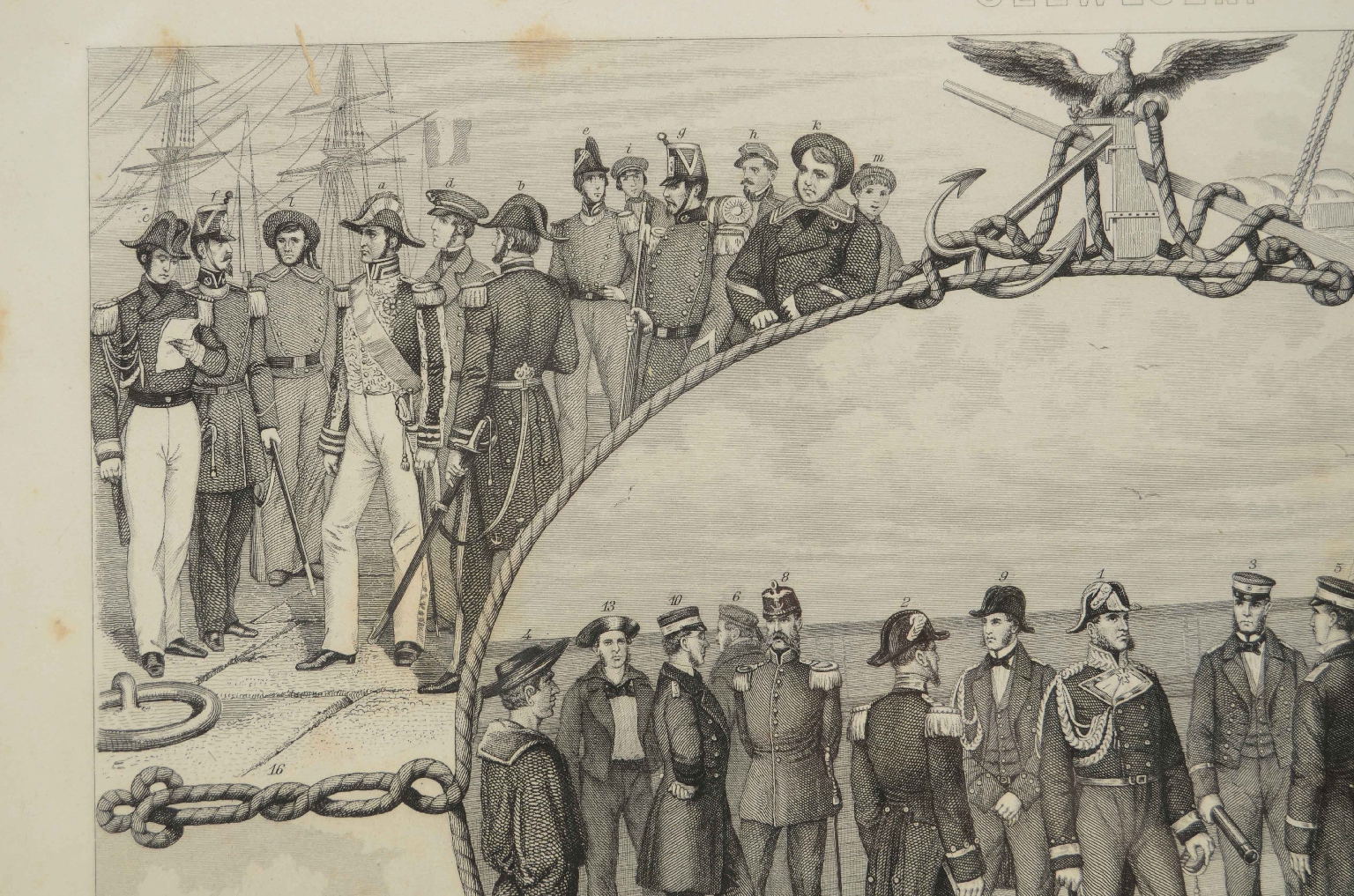 Antiquariato nautico/7824-Stampa Brockhaus