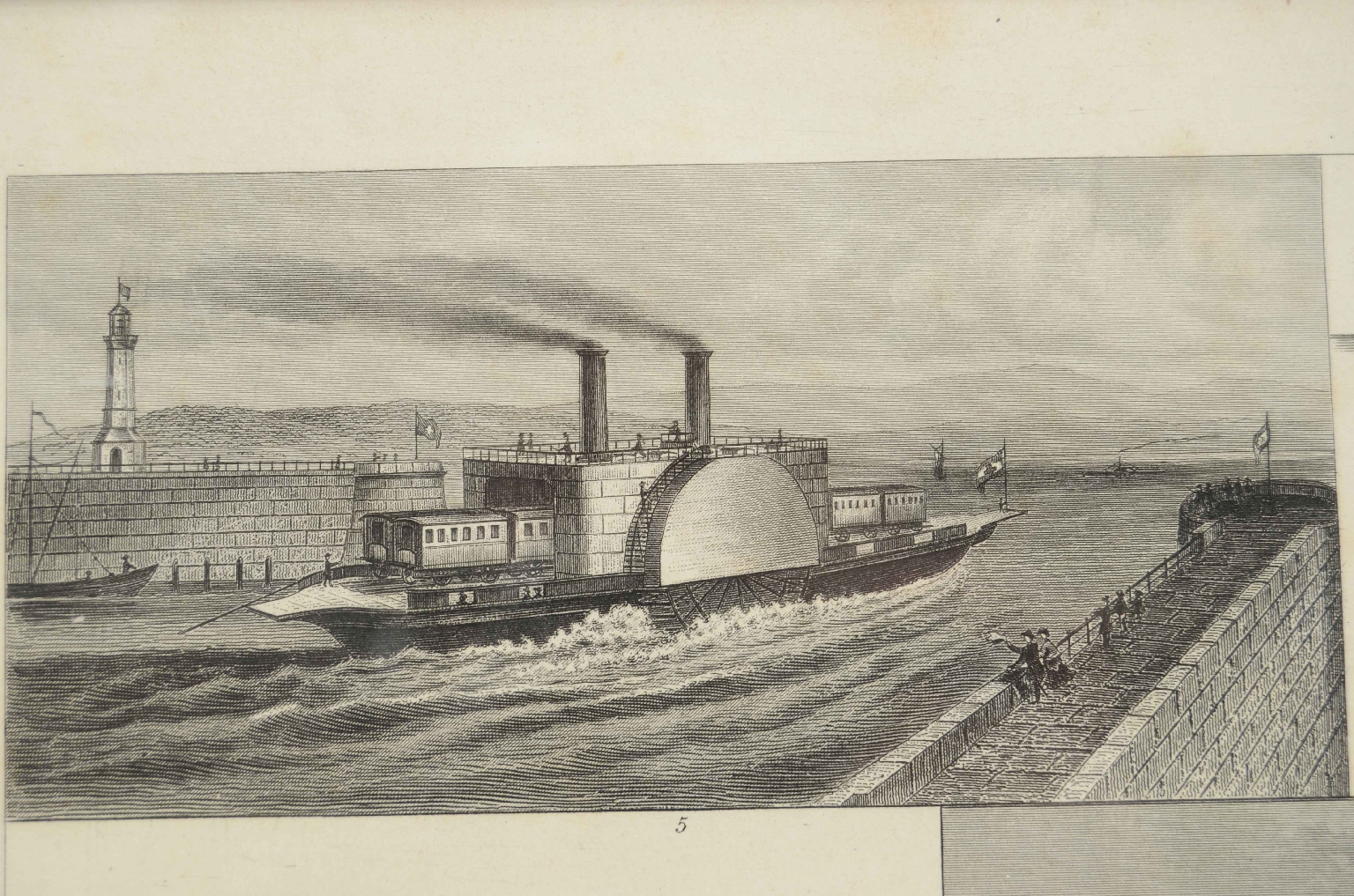 Antiquariato nautico/7825-Stampa Brockhaus