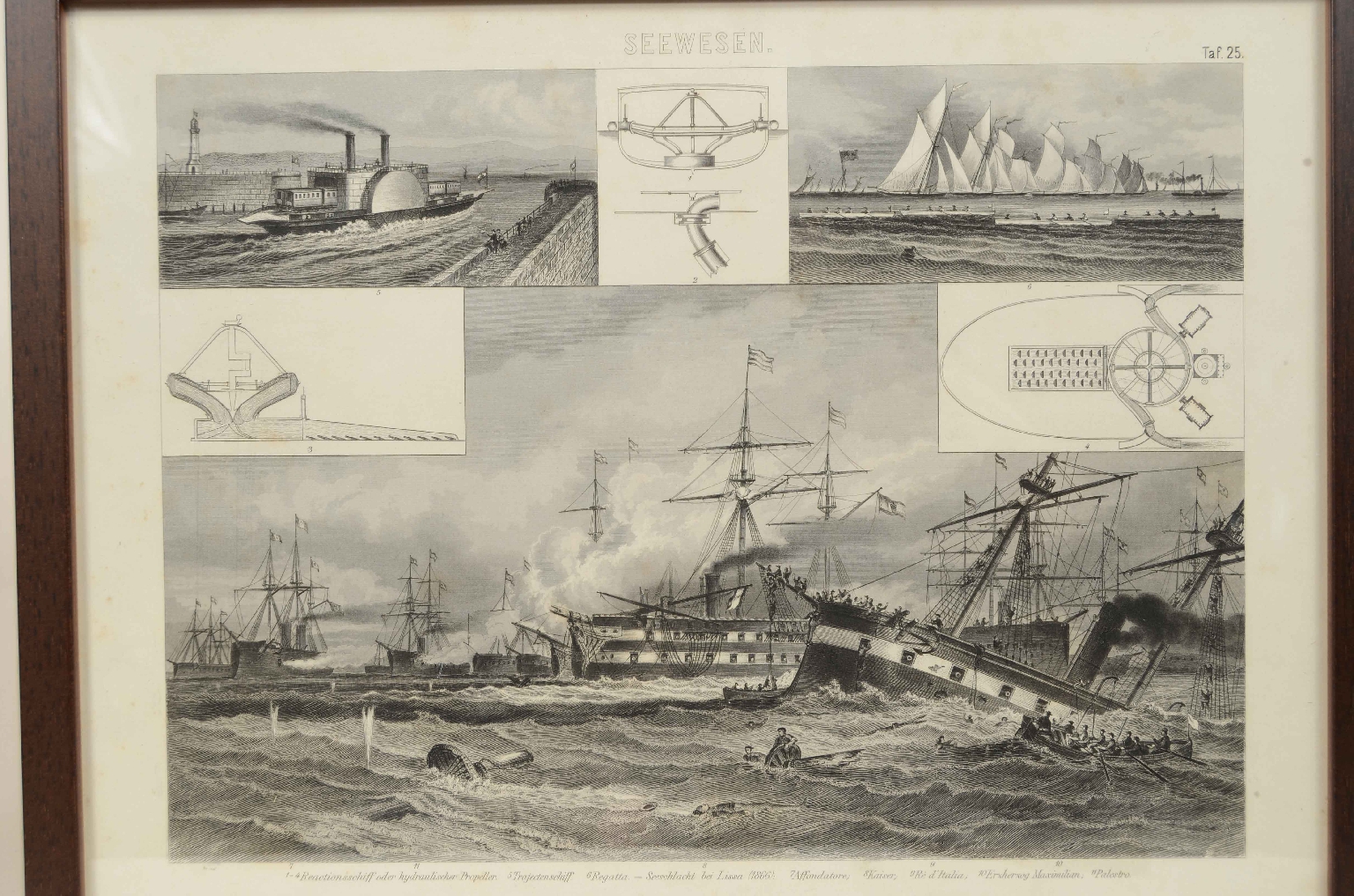 Nautical antiques/7825-Brockhaus Print