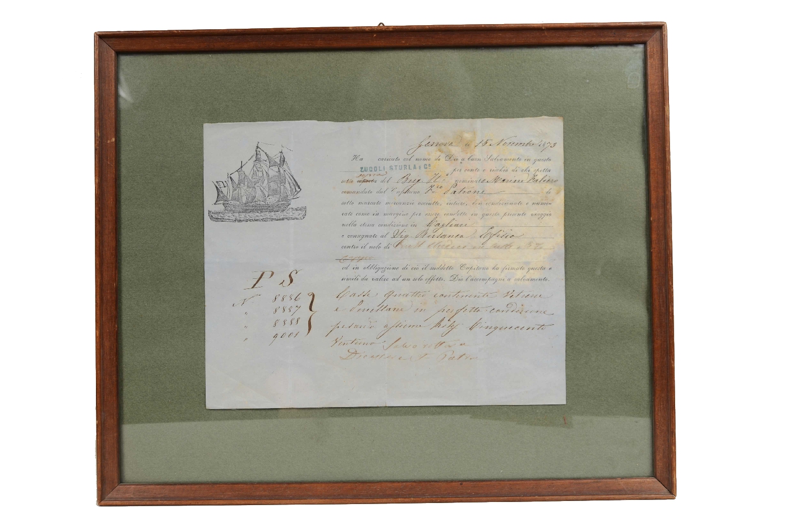 Nautical antiques/7827-Maritime Transport Note 