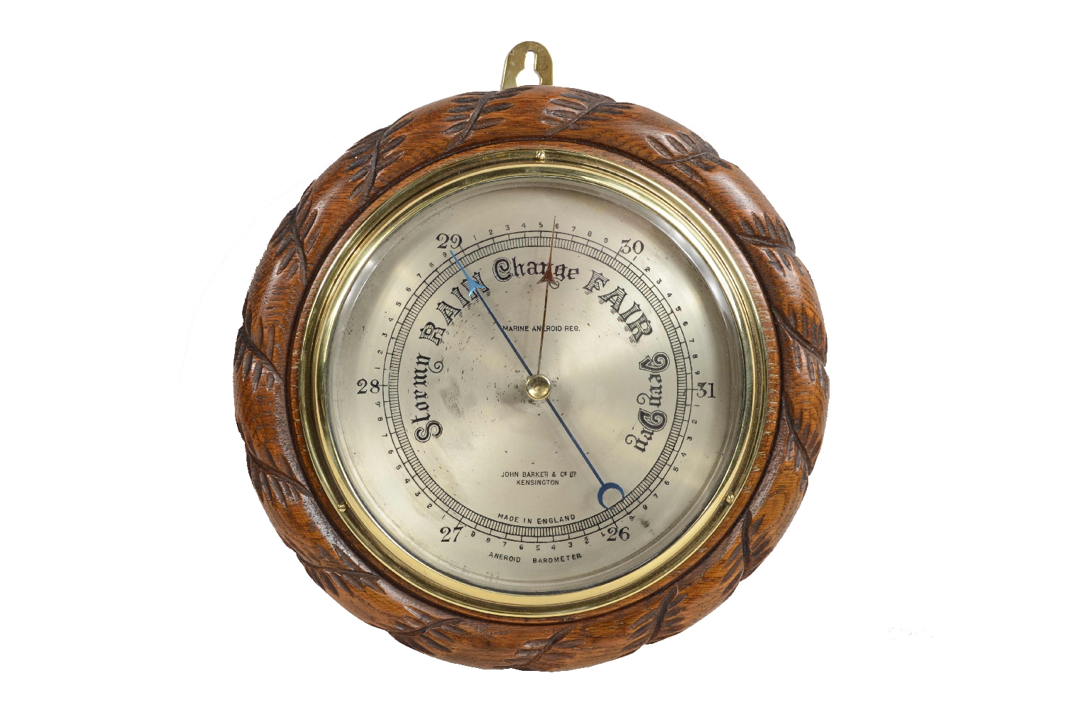 Antique barometers/7849-Aneroid Barometer
