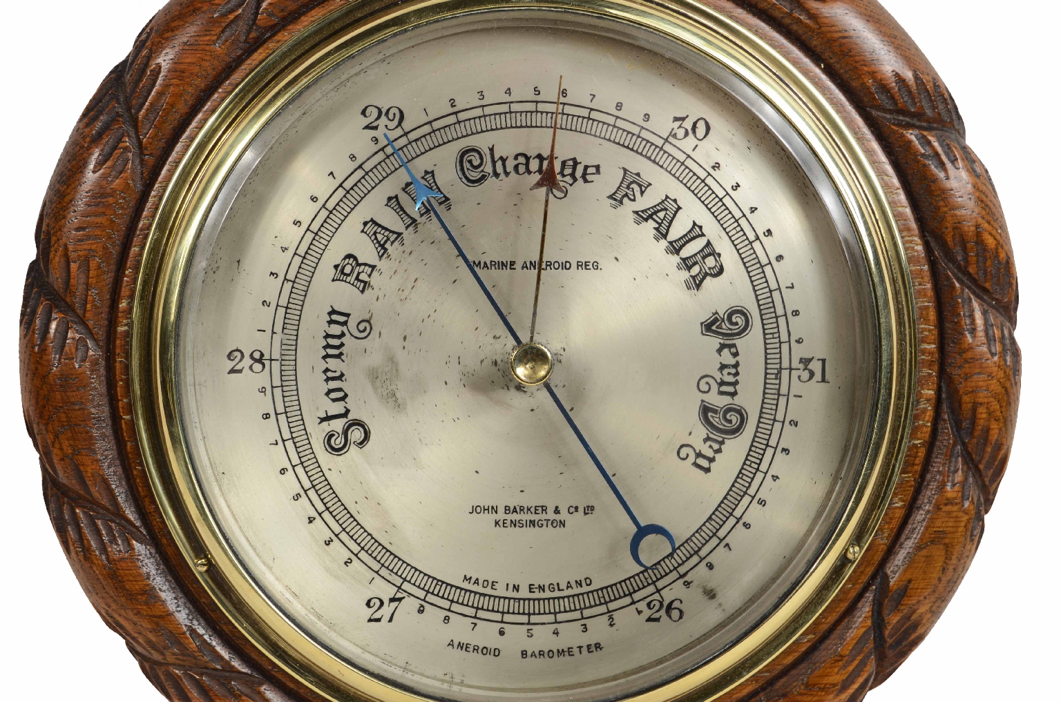 Antique barometers/7849-Aneroid Barometer