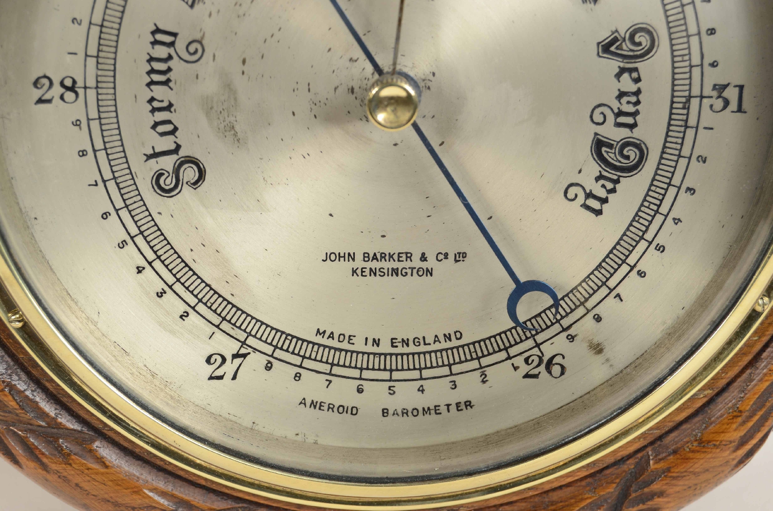 Antique barometers/7849-Aneroid Barometer