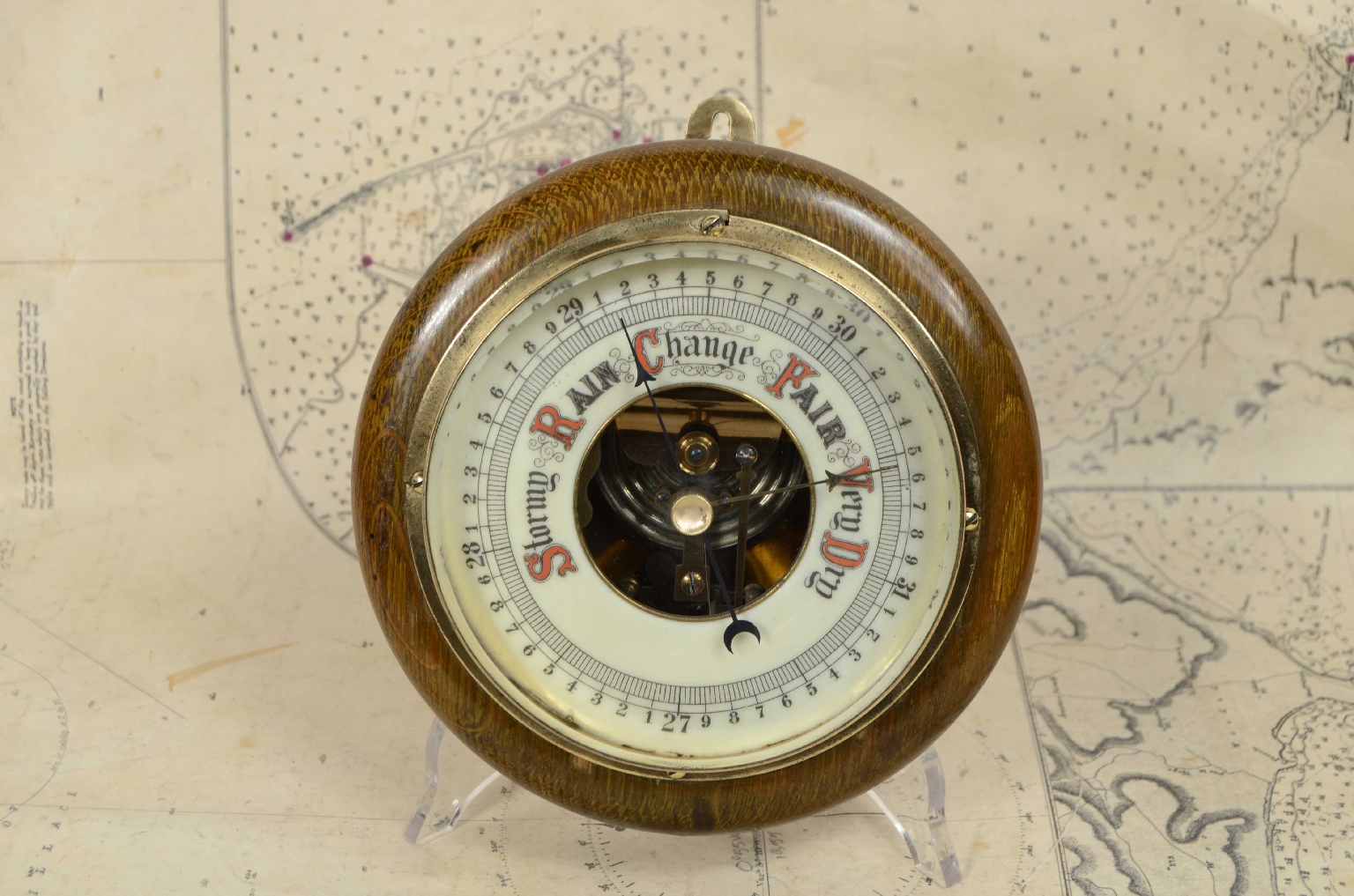 Antique barometers/7852-Aneroid Barometer