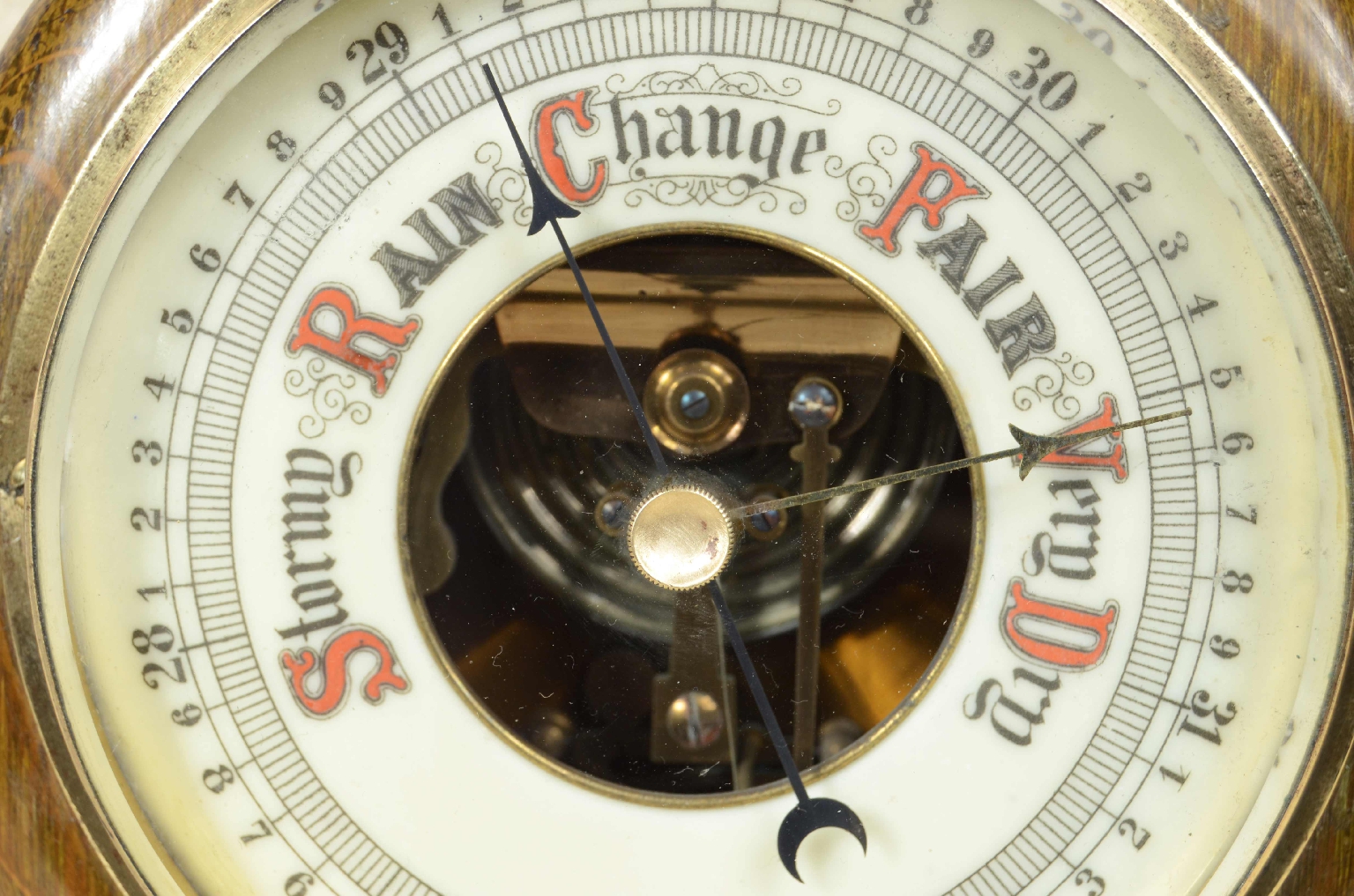 Antique barometers/7852-Aneroid Barometer