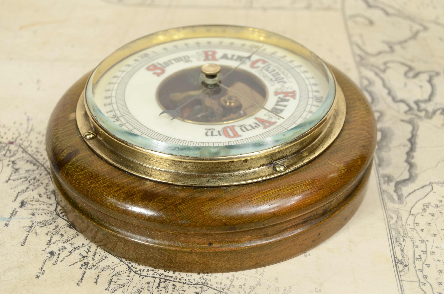 Antique barometers/7852-Aneroid Barometer