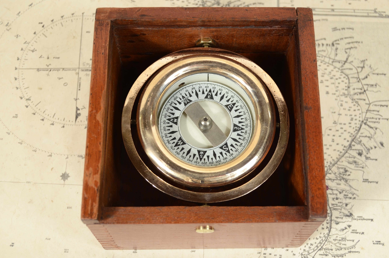 Antique compasses/7860-Nautical Compass