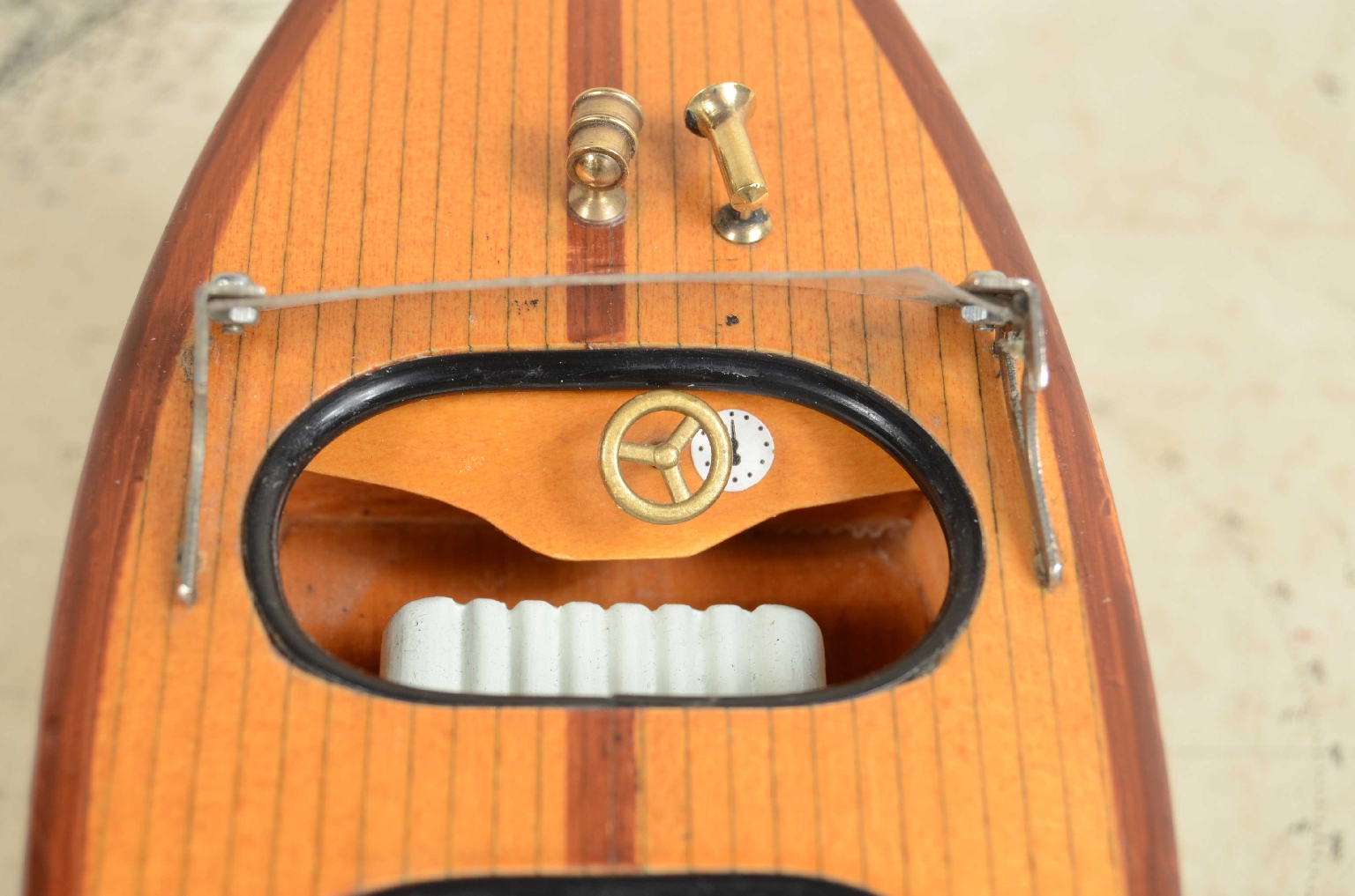 Old ship models/7866-Model Italian Motorboat