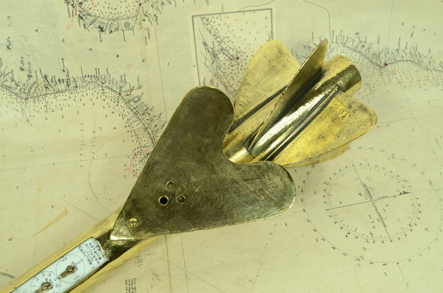 Nautical antiques/7908-Harpoon Ship Log