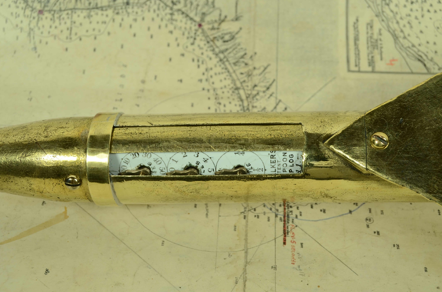 Nautical antiques/7908-Harpoon Ship Log