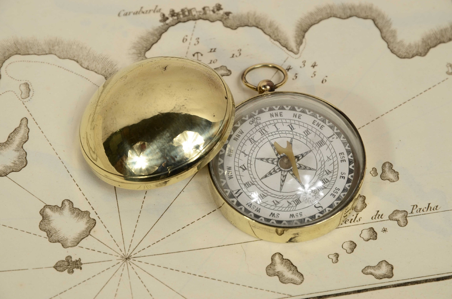 Antique compasses/7927-Compass and Sundial