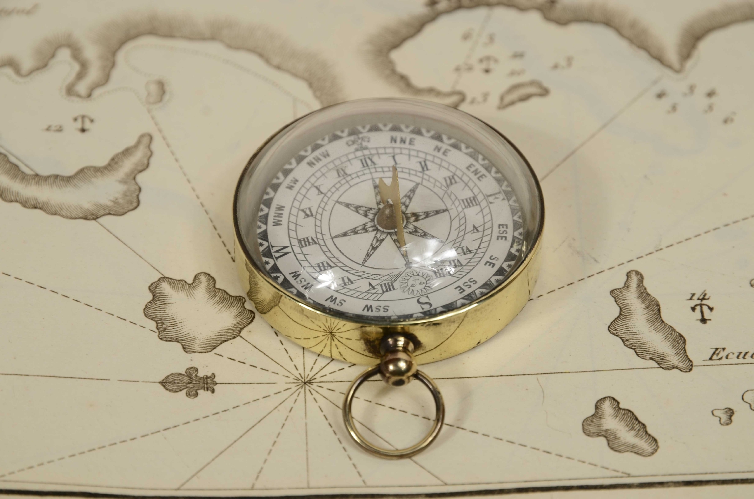 Antique compasses/7927-Compass and Sundial 