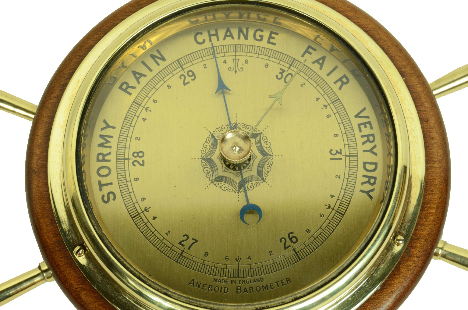 Barometer World e-Shop/Antique barometers/Code 7965 Aneroid Barometer