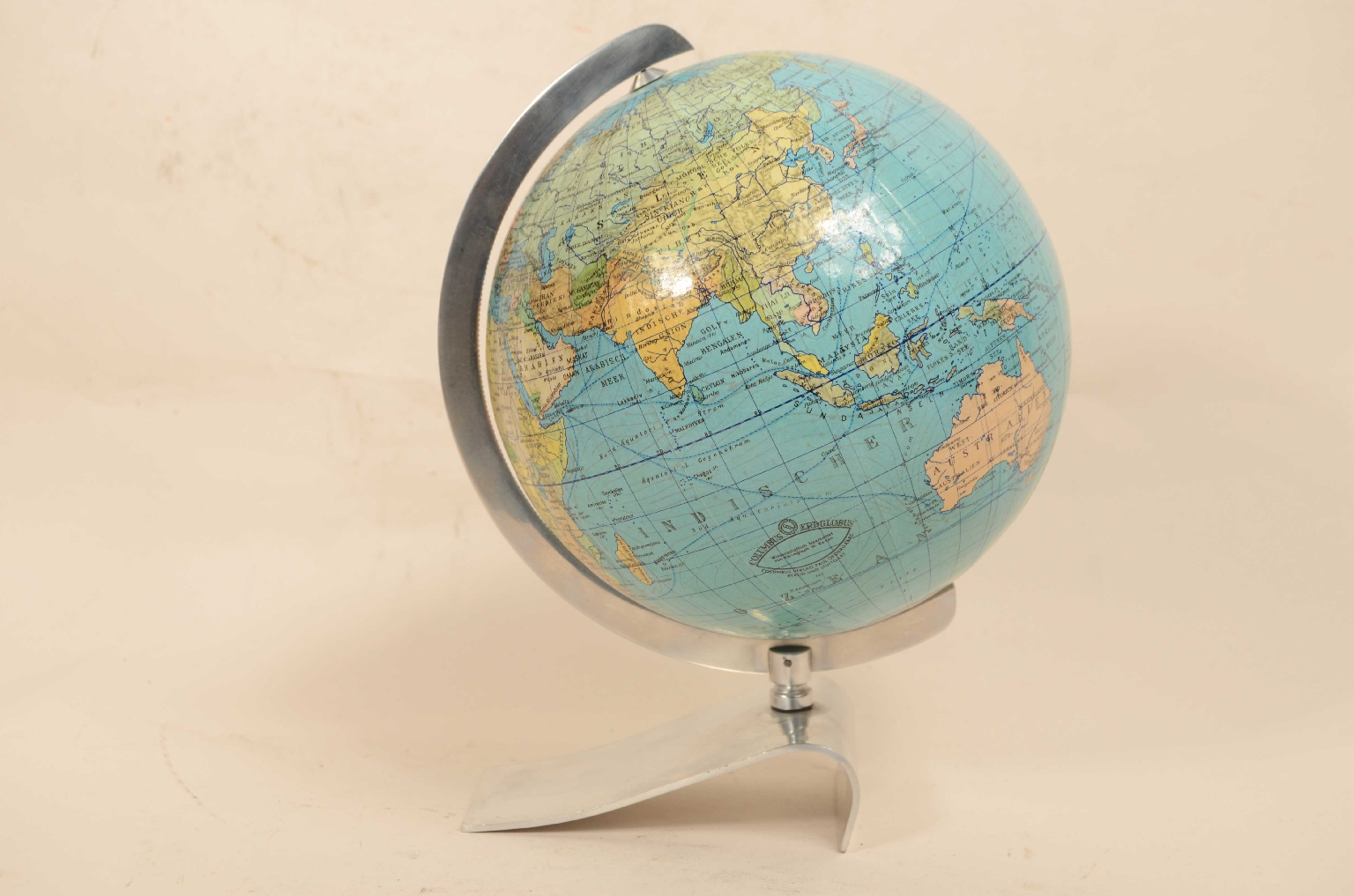 Antique globes-world maps/8059-Small Terrestrial Globe