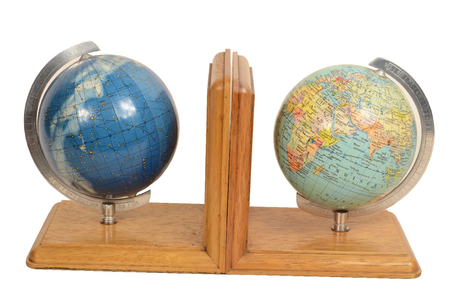 Antique globes-world maps/8102-Pair of bookends