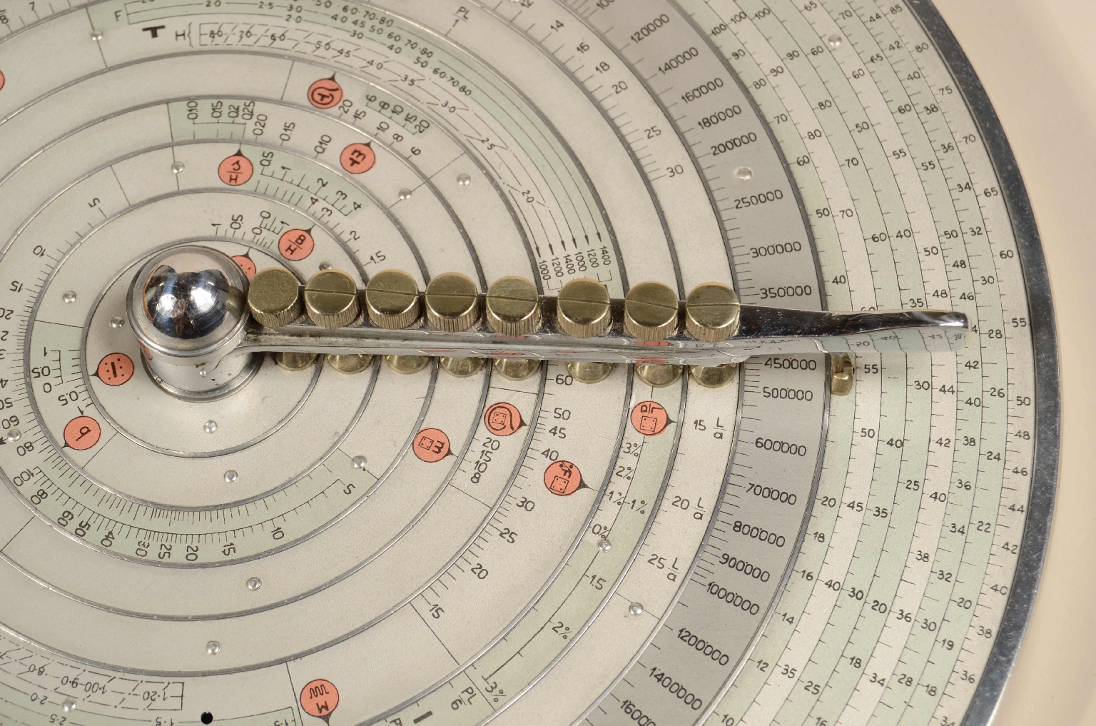 Antique measuring instruments/8125-Logarithmic Slide Rule