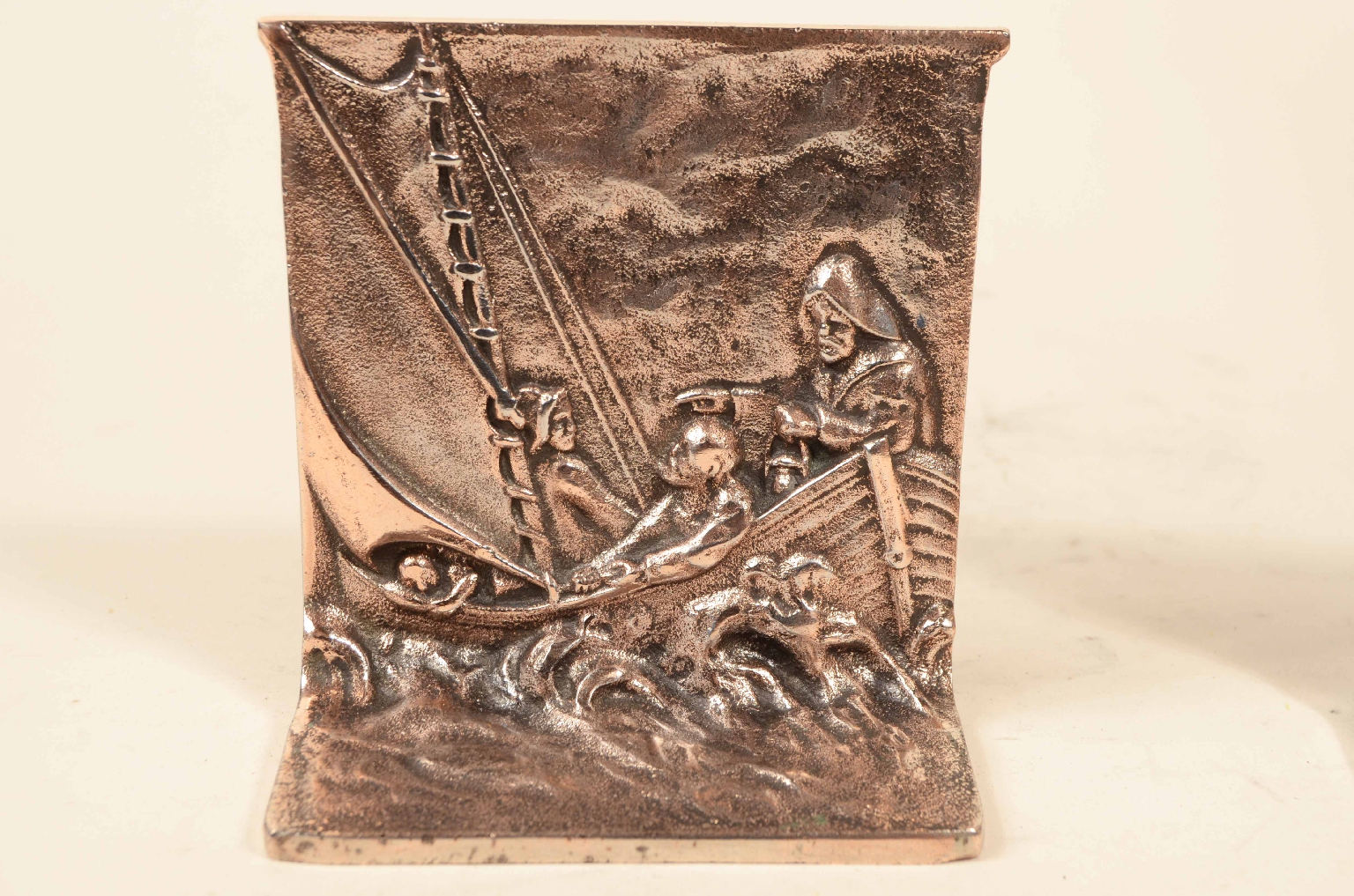 Antiquariato nautico/8134-Coppia Fermalibri