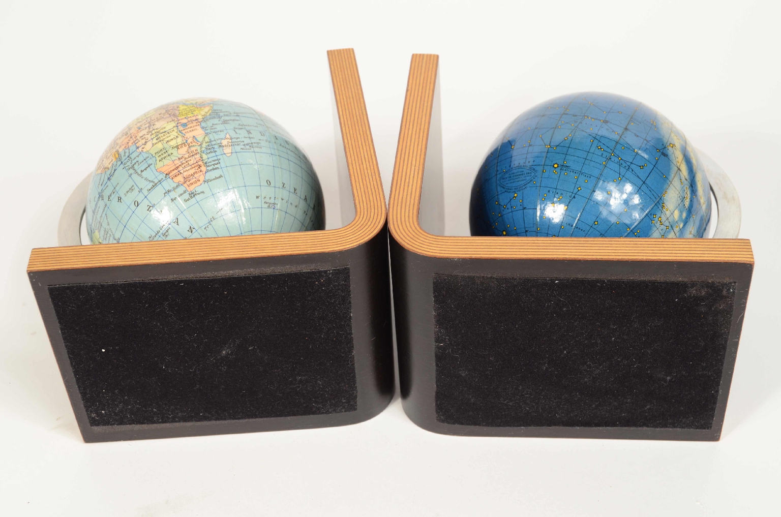 Antique globes-world maps/8206-Pair Bookend