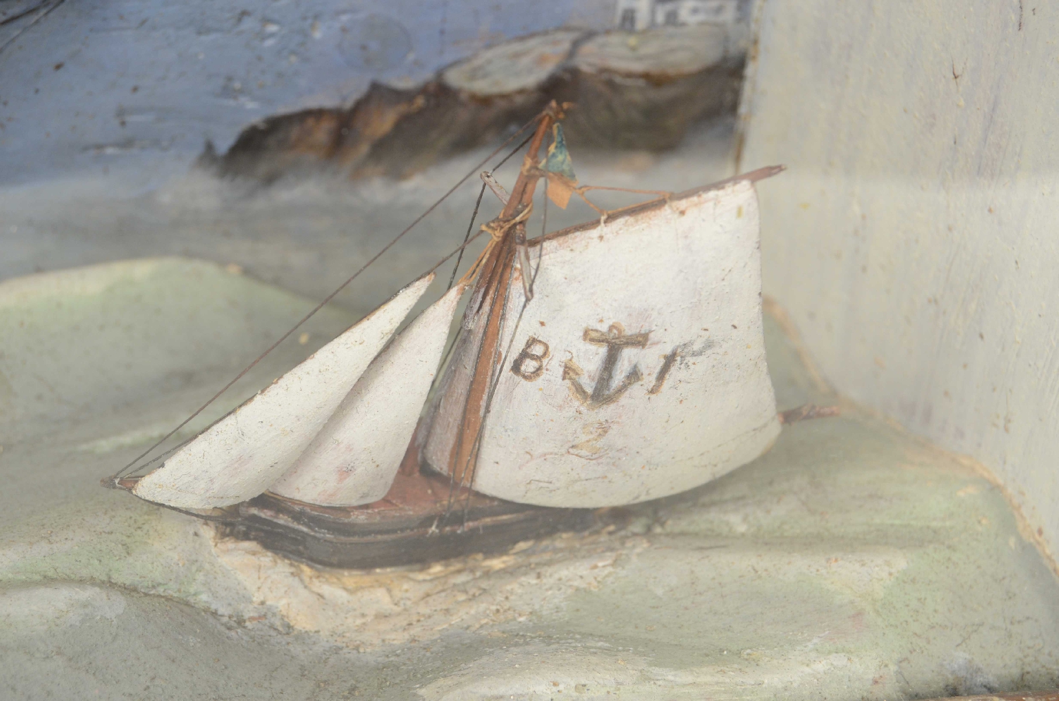 Nautical antiques/8265-Nautical Diorama