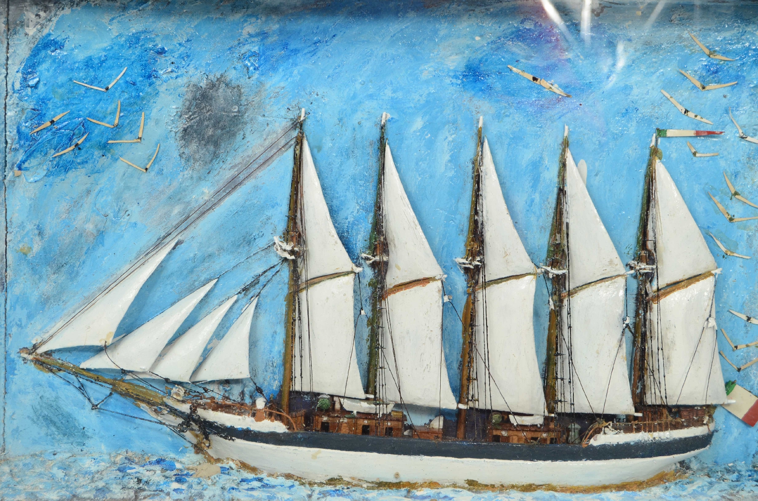 Old ship models/8266-Nautical Diorama