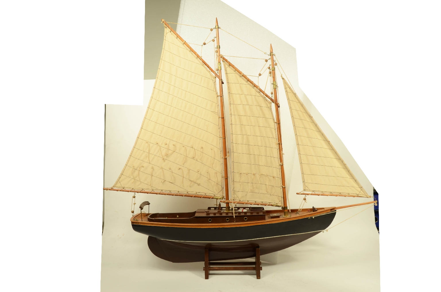 Modelli di navi d'epoca/8298a-Modellino di Schooner