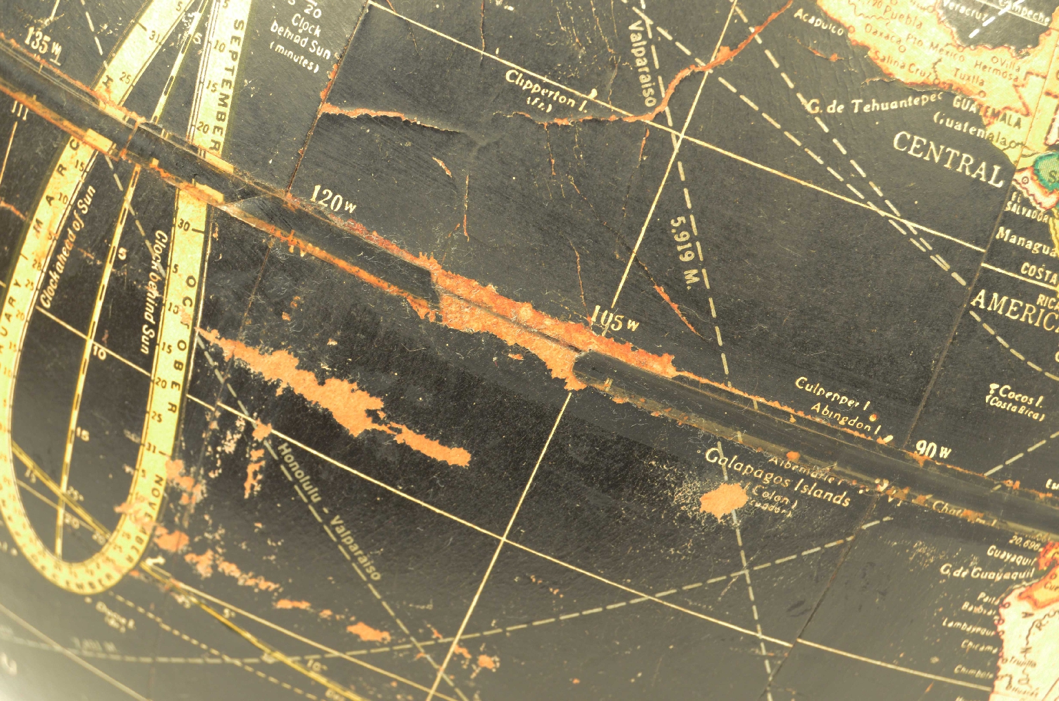 Antique globes-world maps/8334-Terrestrial Globe