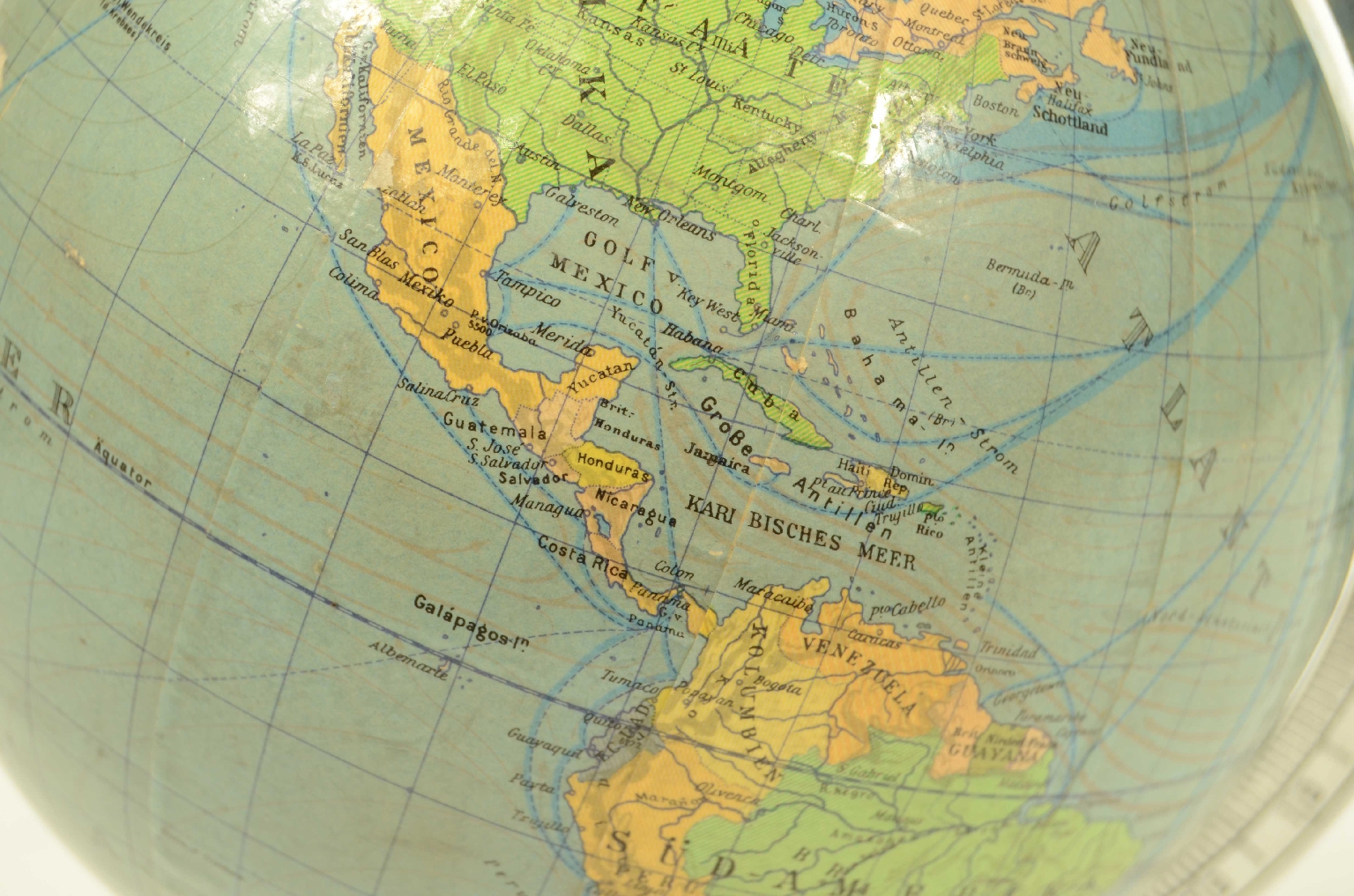 Antique globes-world maps/8341-Small Terrestrial Globe