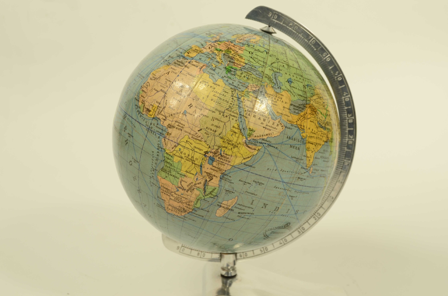 Antique globes-world maps/8341-Small Terrestrial Globe