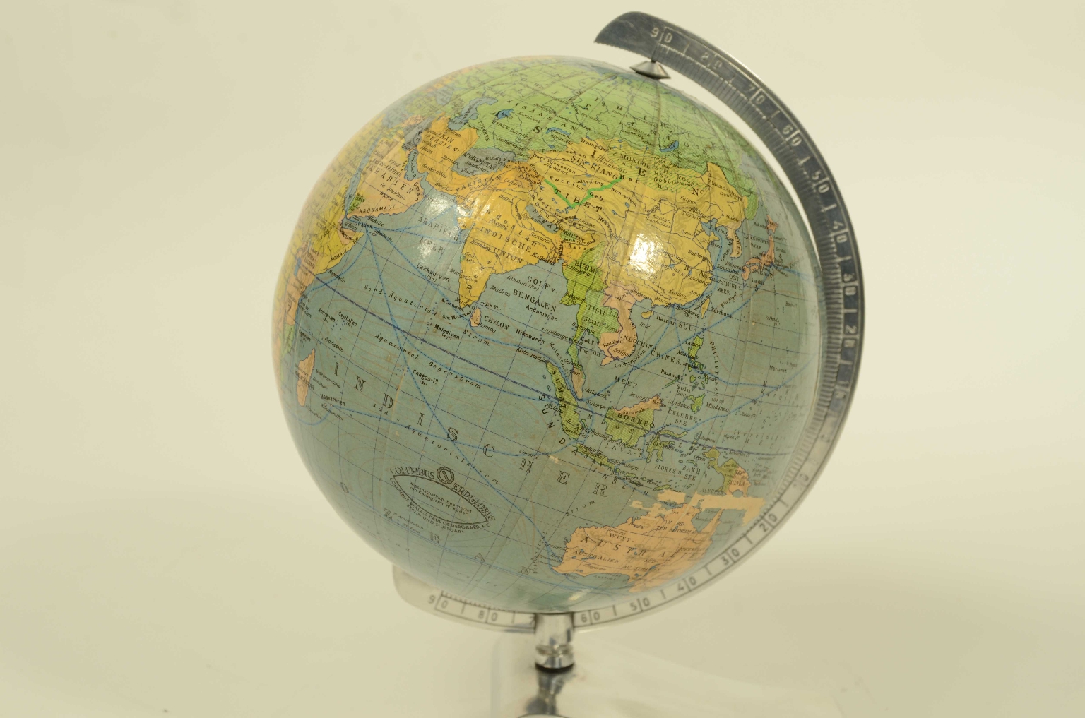 Antique globes-world maps/8341-Small Terrestrial Globe