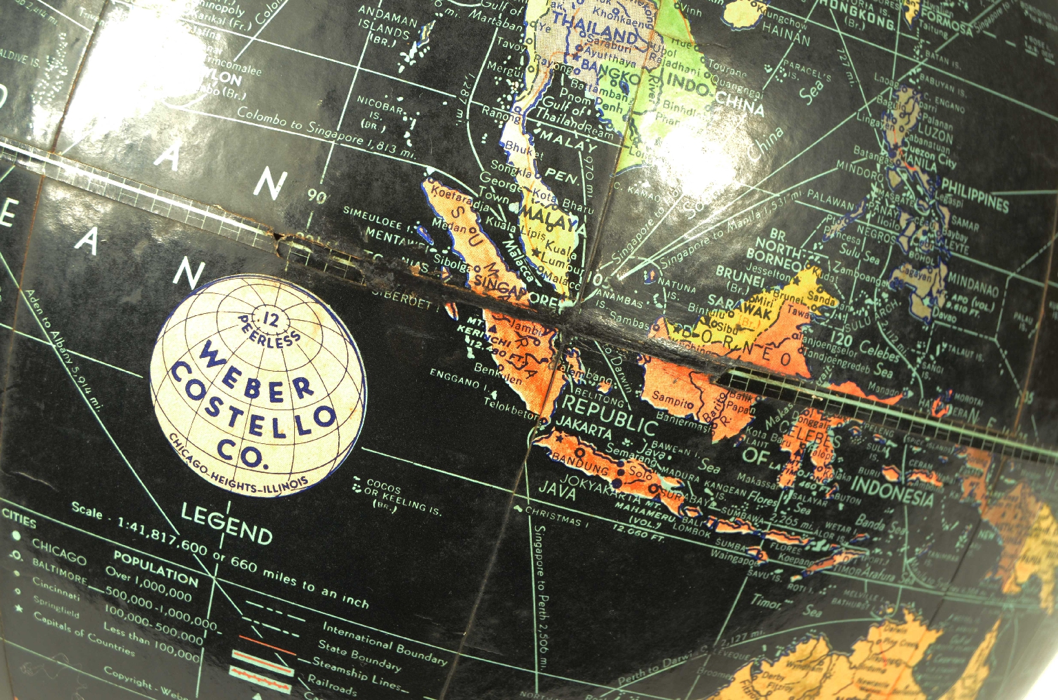 Antique globes-world maps/8361-terrestrial Globe